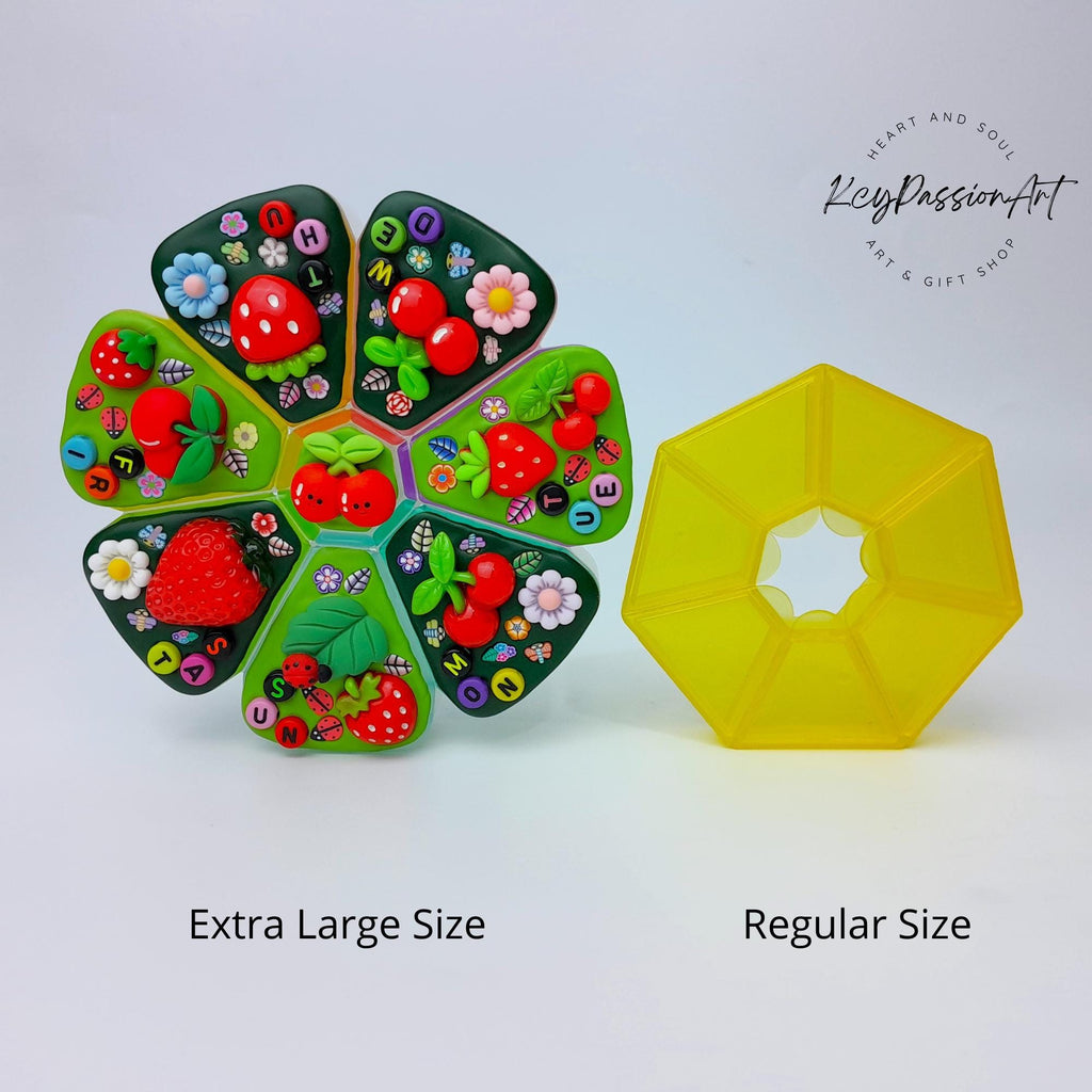 Strawberries & Cherries - XL Pill Box