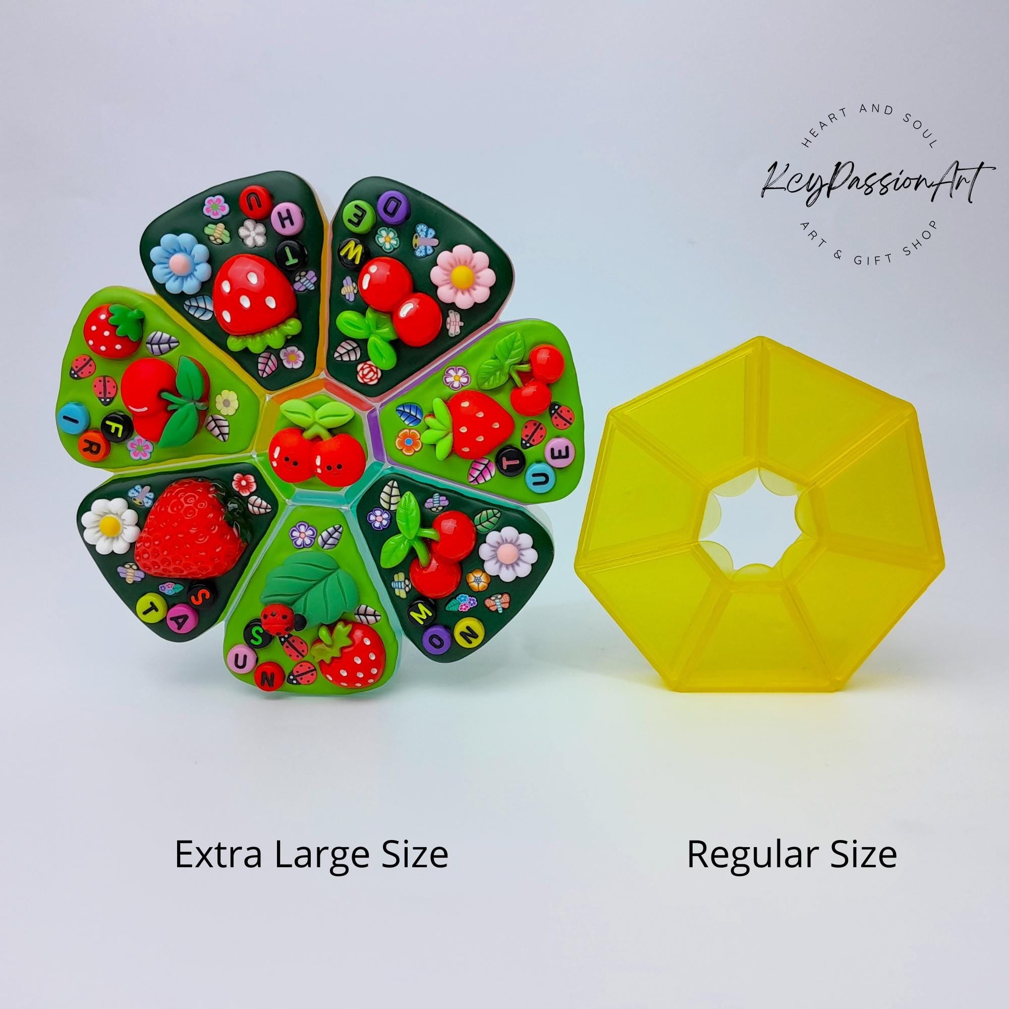 Strawberries & Cherries - XL Pill Box