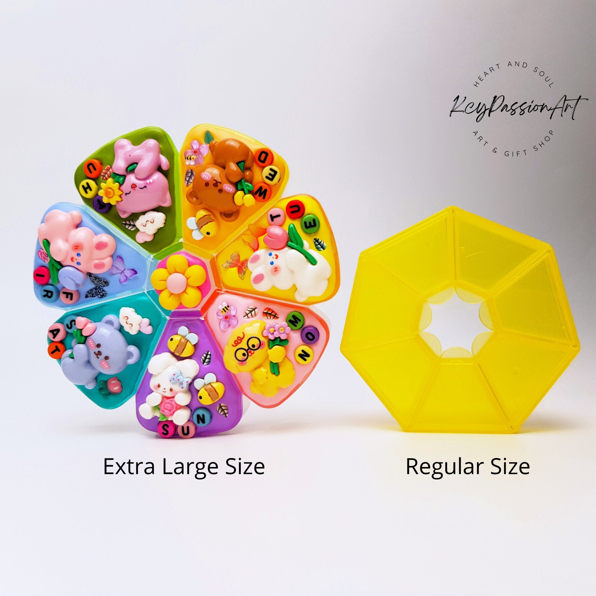 Playful Garden Friends - XL Pill Box