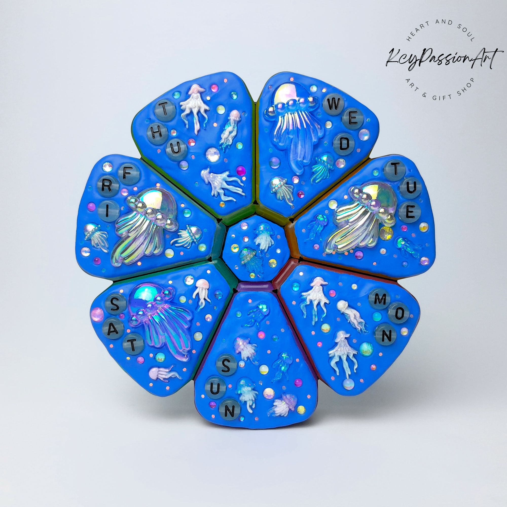 Jellyfish Glow - XL Pill Box