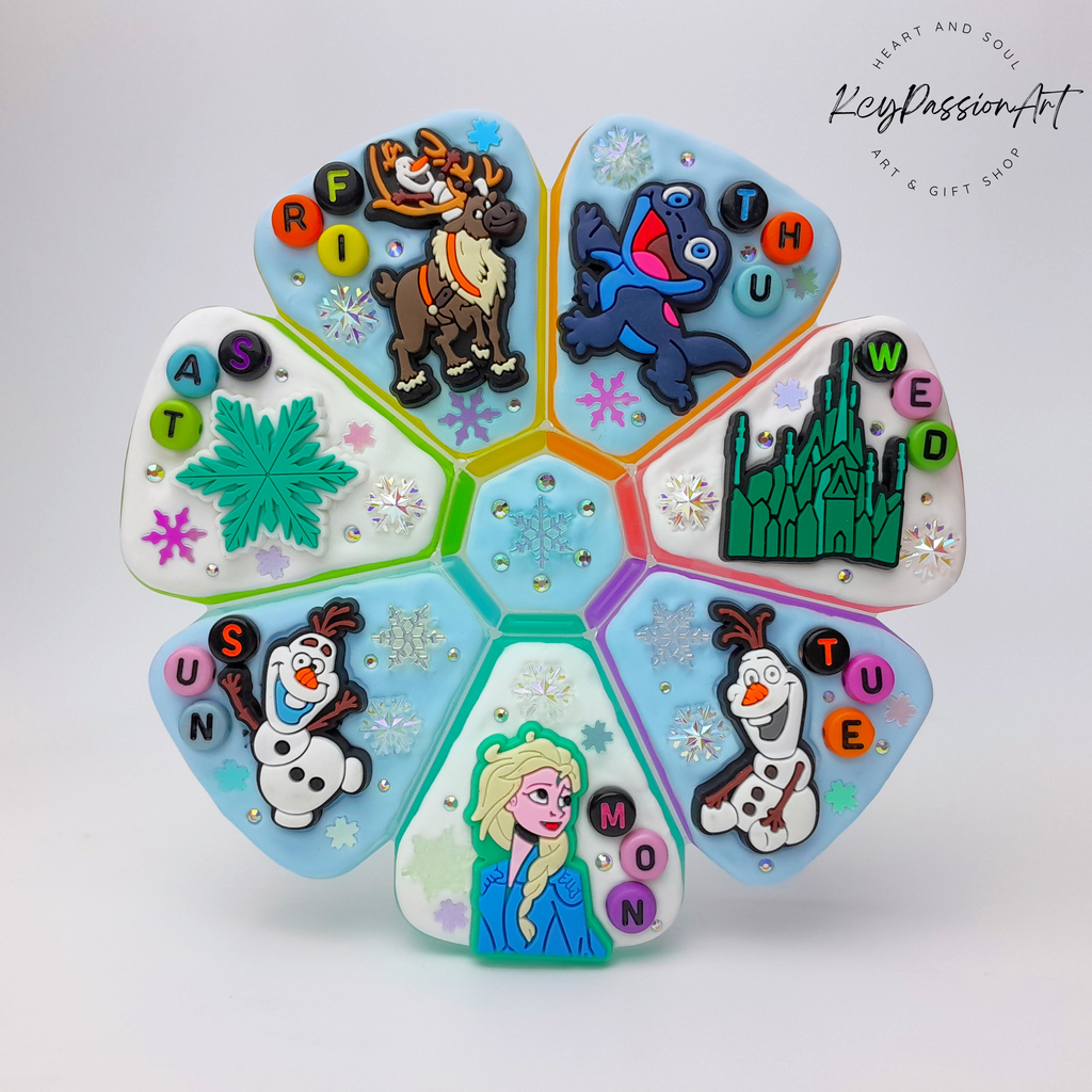 Snow Queen XL 7-Tage-Pillenbox: Glitzernder Medikamentenspender