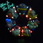 7-Tage-Pillenbox „Einhorn-Traumland“, für Medikamente und Nahrungsergänzungsmittel, 7-Tage-Pillenbox für Tag und Nacht