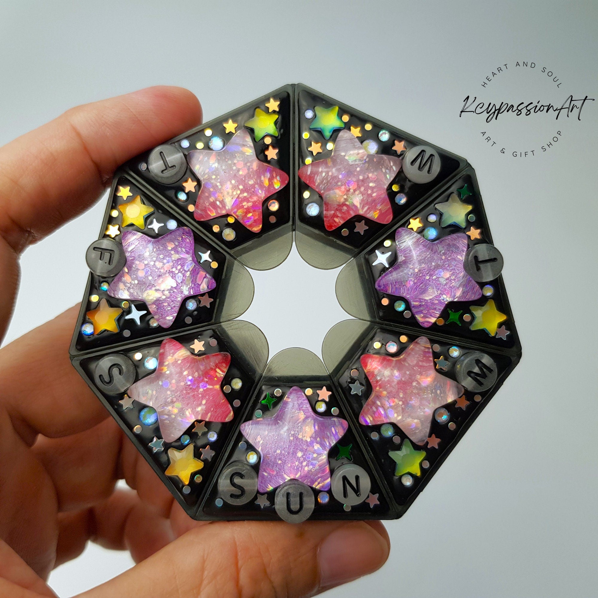 Celestial - Heptagon Pill Box