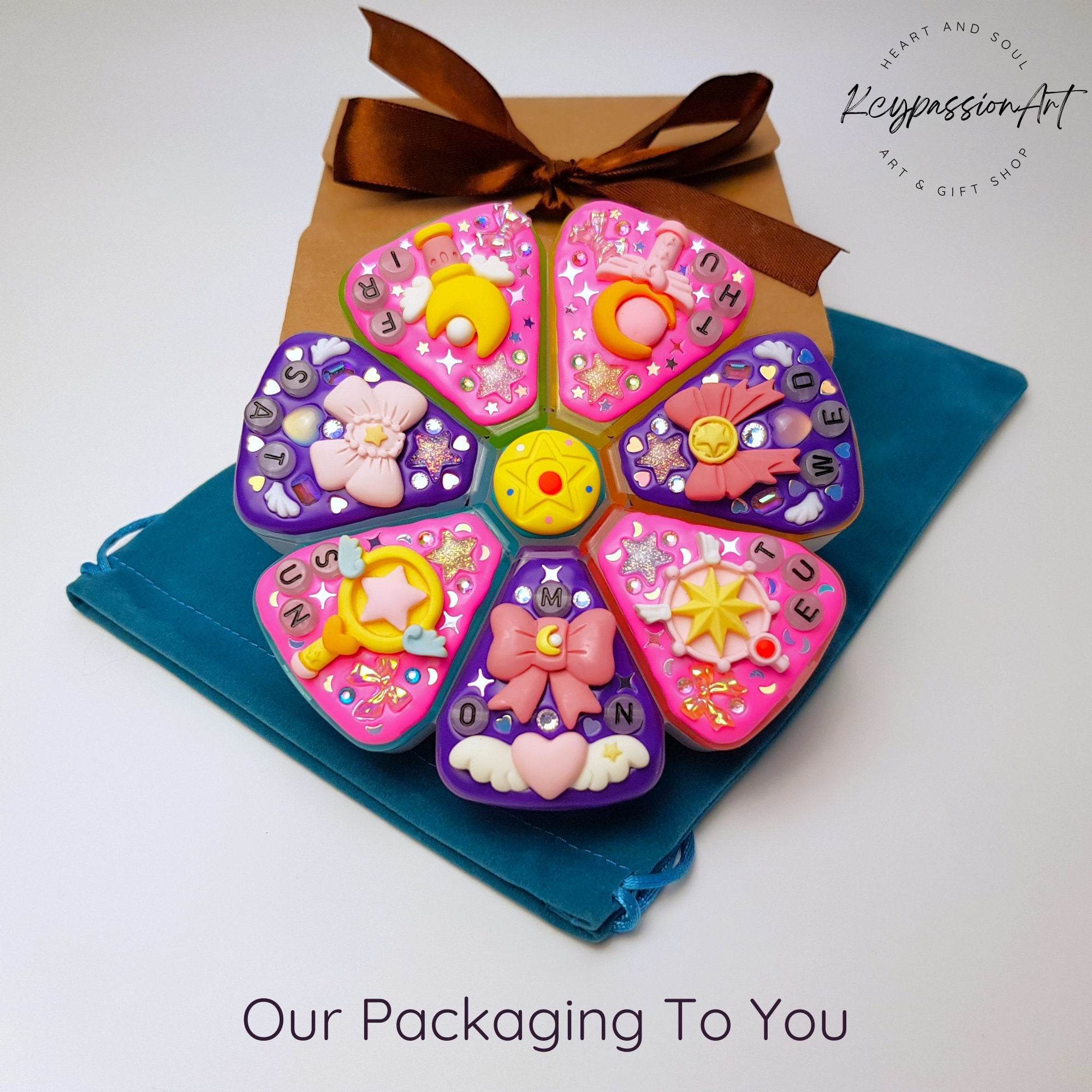 Magic wands & Ribbons - XL Pill Box