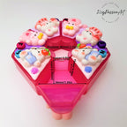 Playful Bunnies - Heptagon Pill Box