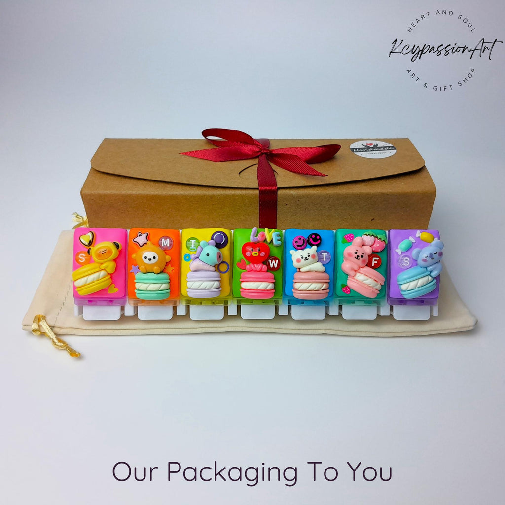 Macarons 21 With Love - Straight Day Pill Box