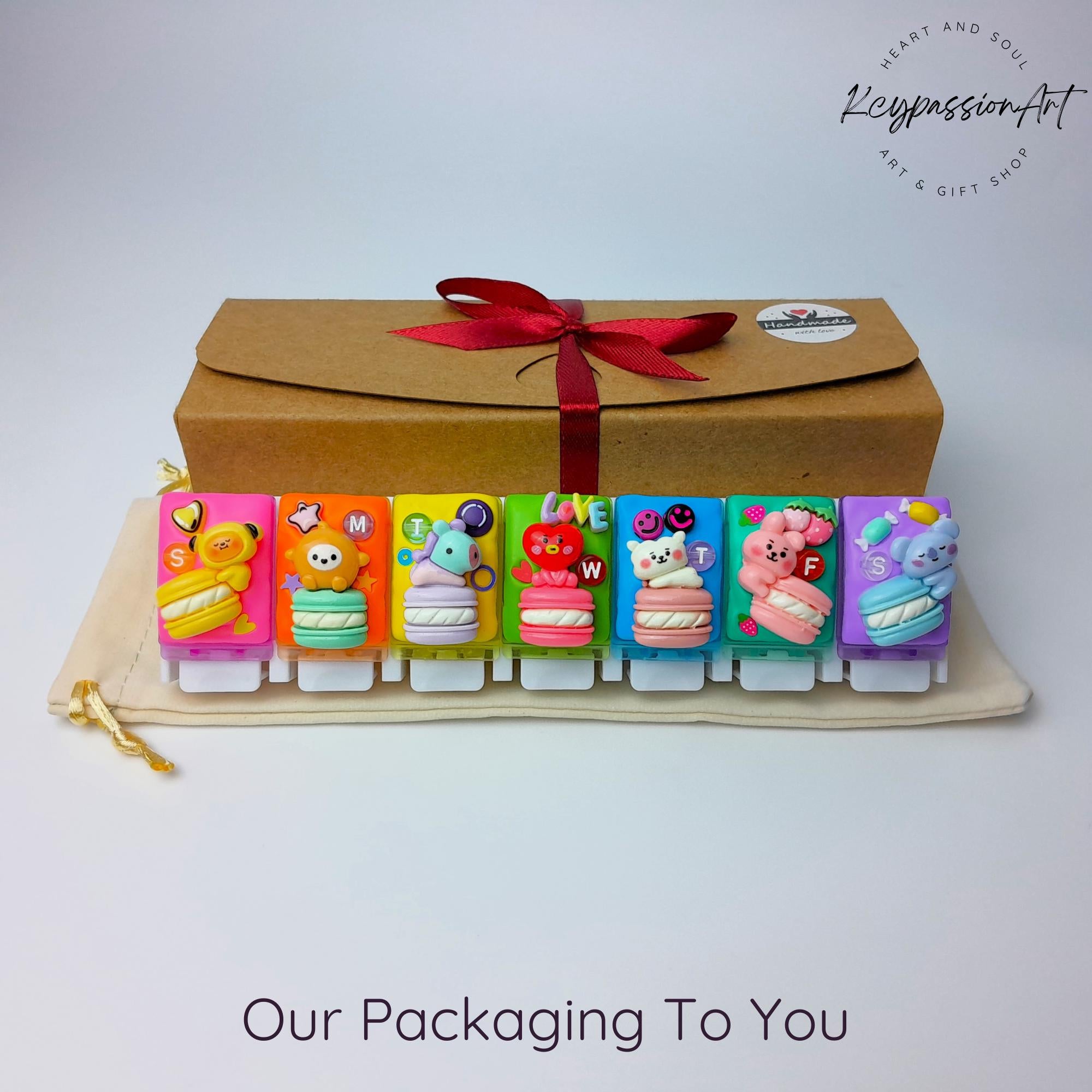 Macarons 21 With Love - Straight Day Pill Box