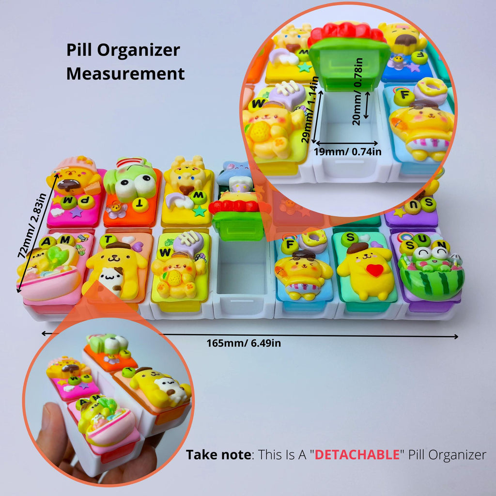 Doggie Froggie Outing - Detachable Pill Box