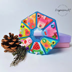 Fruity Popsicle - Heptagon Pill Box