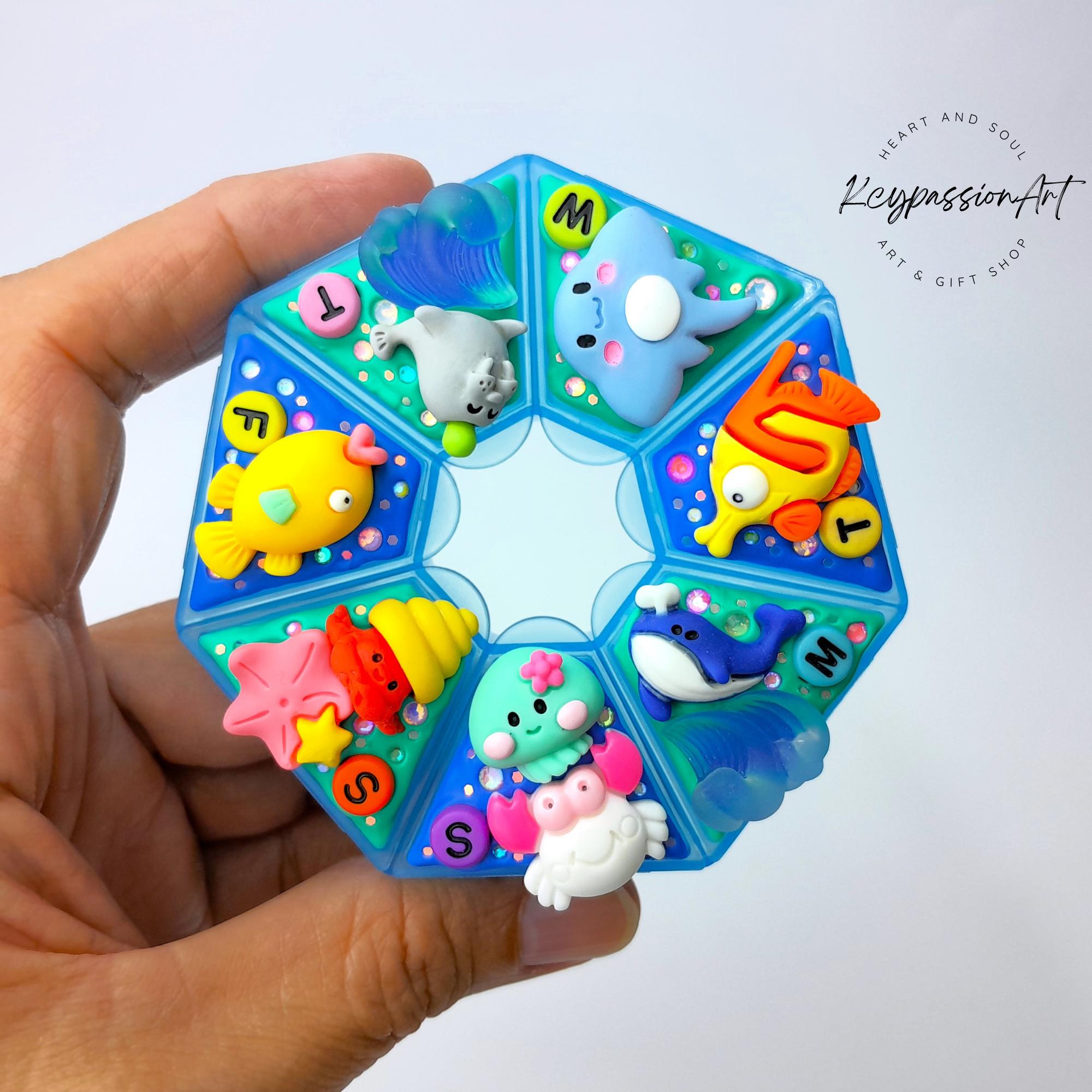 Under The Sea - Heptagon Pill Box
