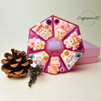 Playful Bunnies - Heptagon Pill Box