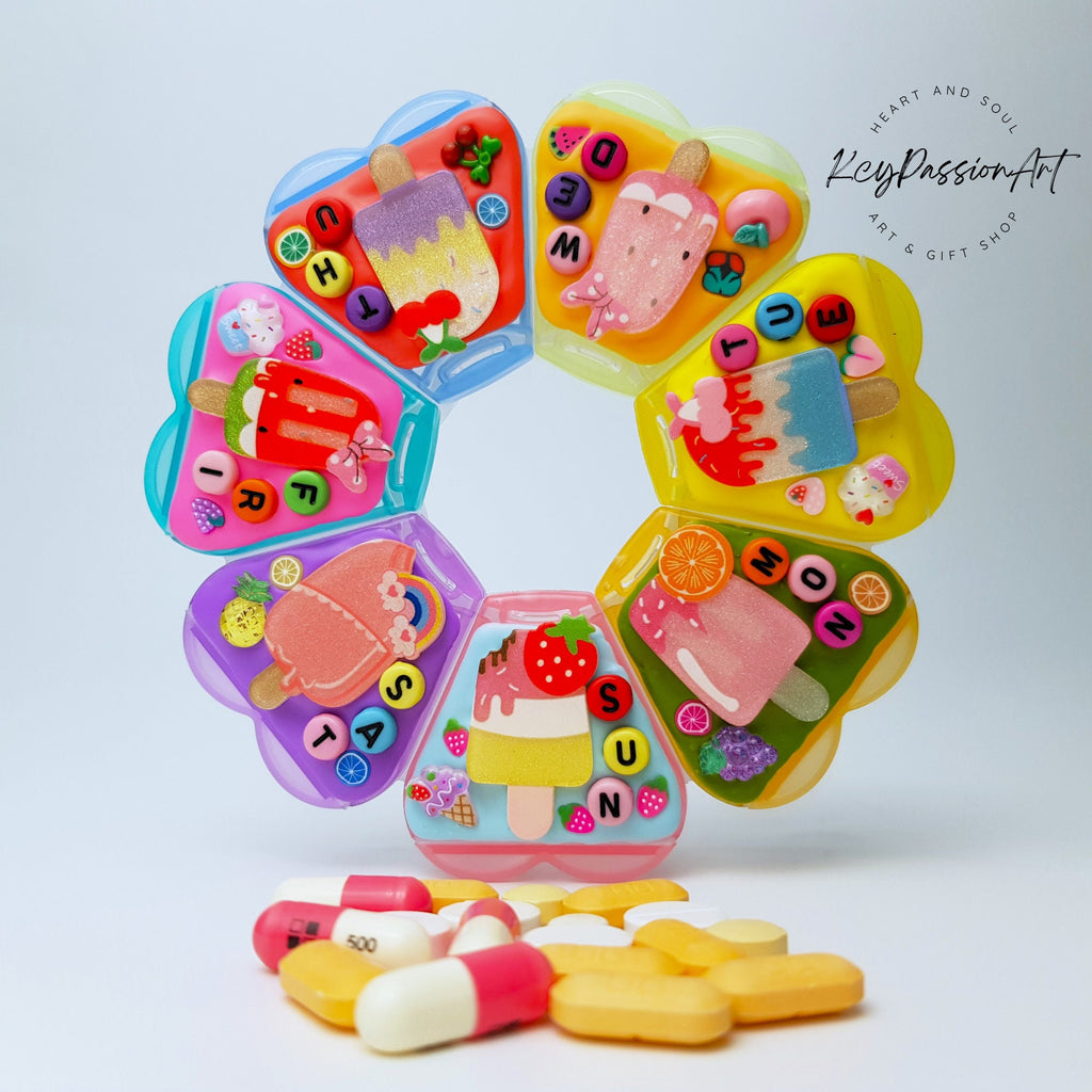 Ice Lolly & Popsicle -  XL Pill Box