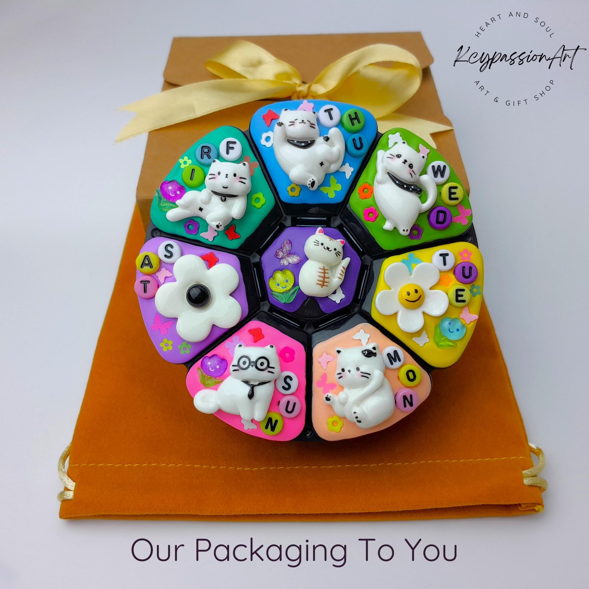 Cat A Pose - XL Pill Box