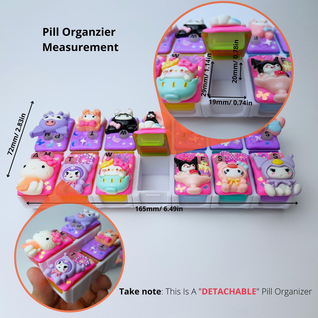 Friendship Love -  Detachable Pill Box