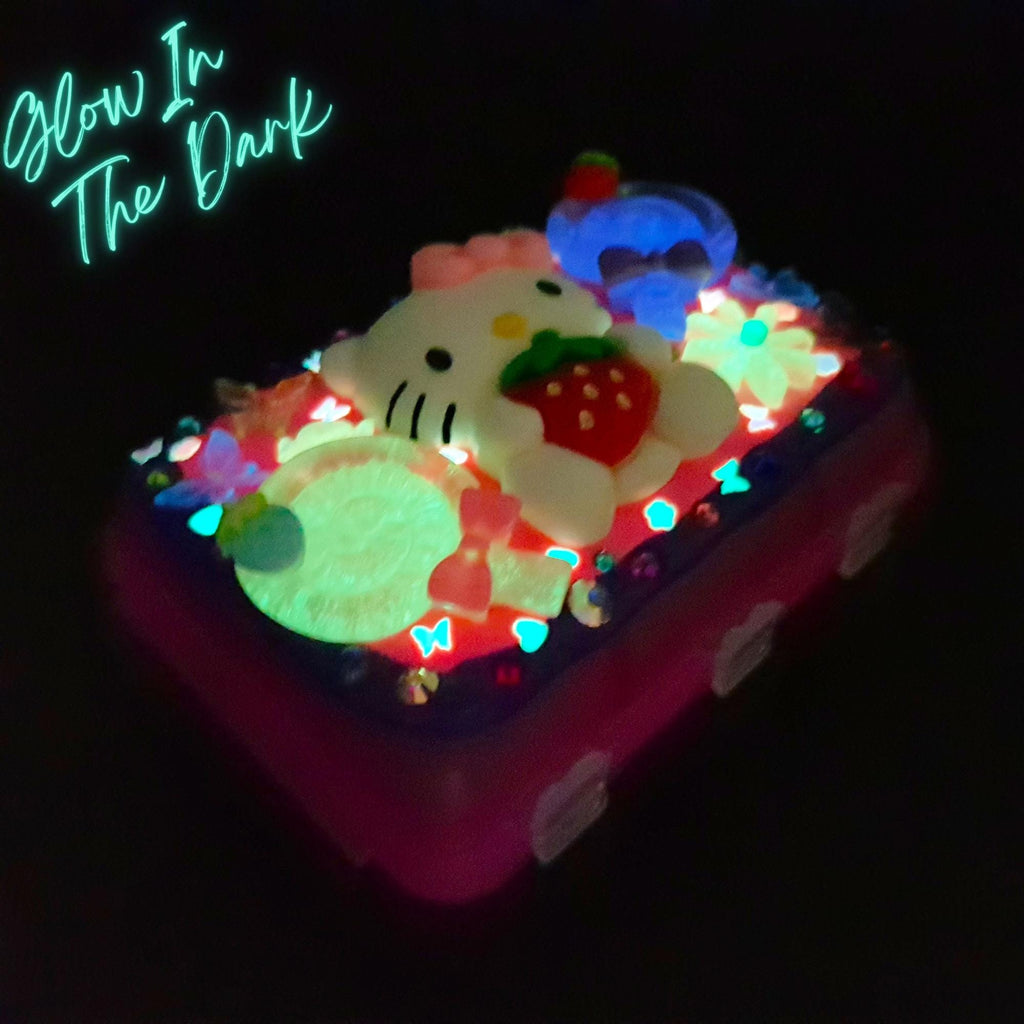 Pillenbox zum Aufklappen und Falten „I Love Lollipop“, geeignet für morgens und abends, inklusive Medikamenten- und Vitaminspender für 7 Tage, Pillendose für Tag und Nacht