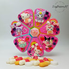 XL 7-Tage-Pillenbox „BFF“ für morgens und abends, 8-Fächer-Pillenbox, Spender für Medikamente und Vitamine