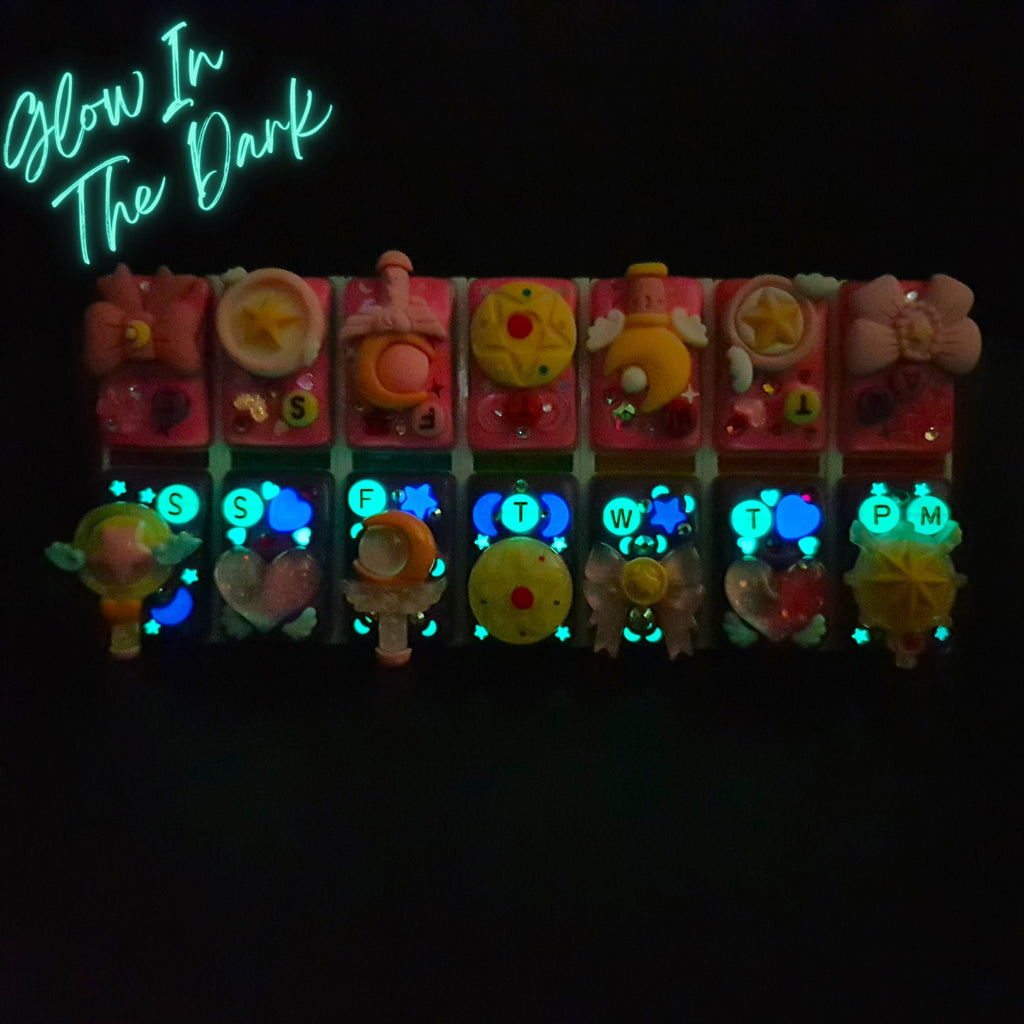 Magic Wands & Ribbons - Detachable Pill Box