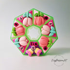 Tulip Flowers - Heptagon Pill Box