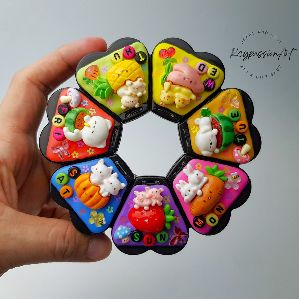 Fruits And Vegetables - XL Pill Box