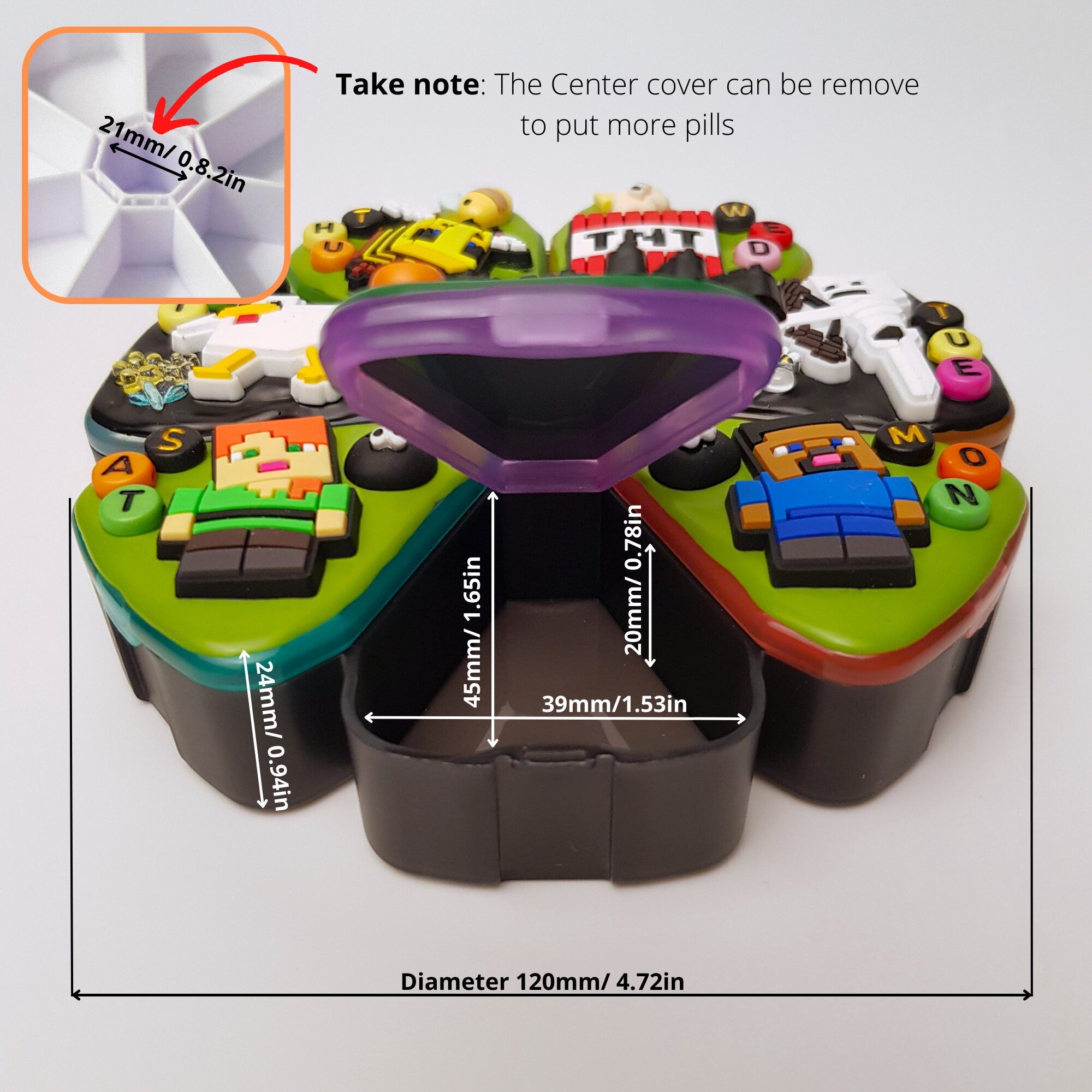 Craft, Build & Play - XL Pill Box