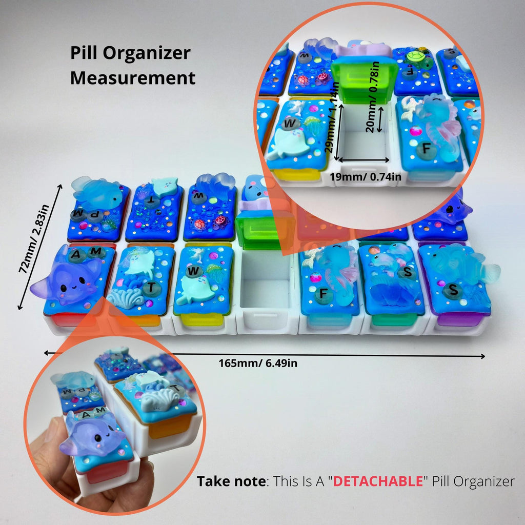 Oceanic Lover - Detachable Pill Box