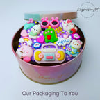 5-Tage-Pillenbox „Kawaii Friends Hangouts“ – Pillendose für morgens und abends, Pillenbehälter, 5-Tage-Pillenetui, Pillenbox für Tag und Nacht