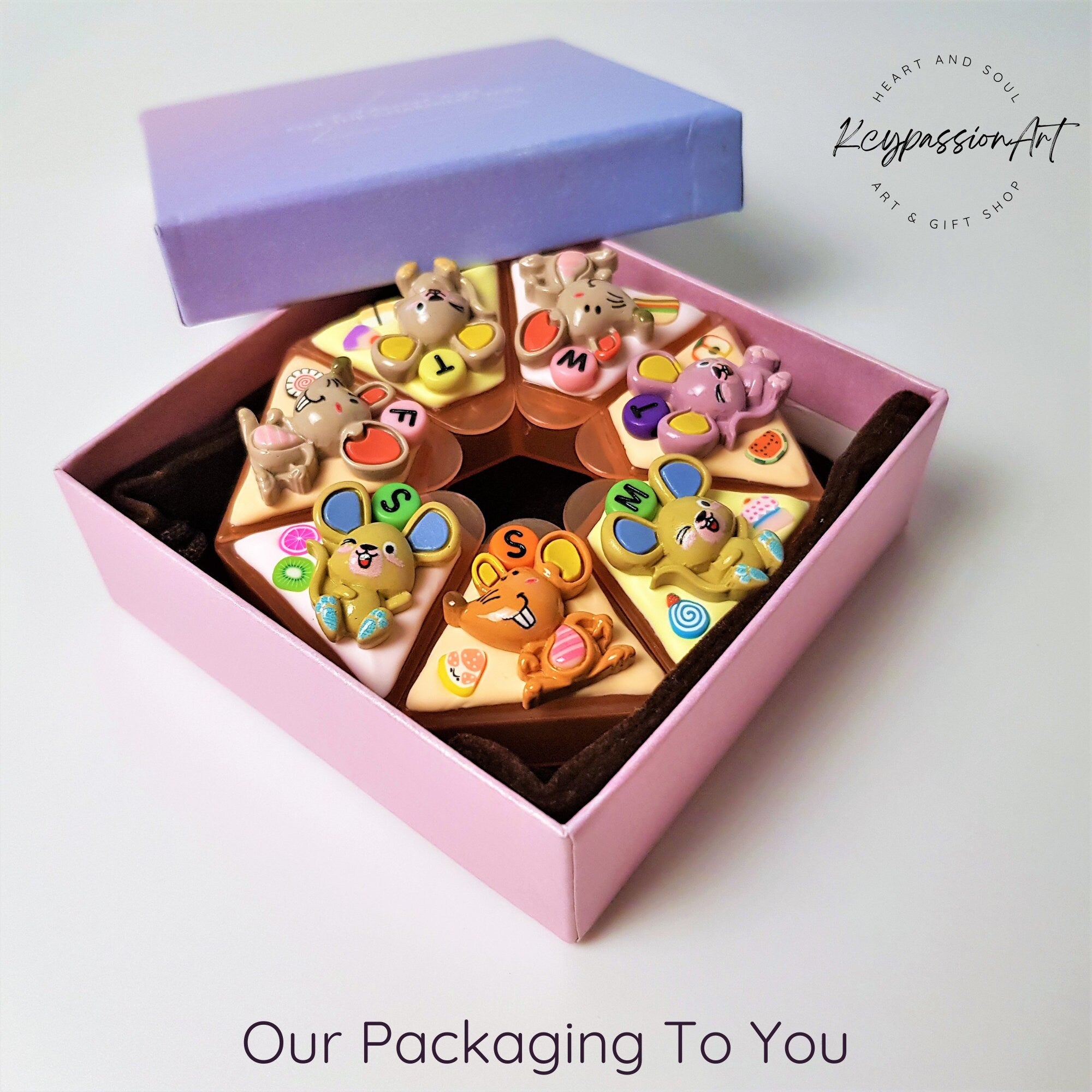 Cheeky Mice - Heptagon Pill Box