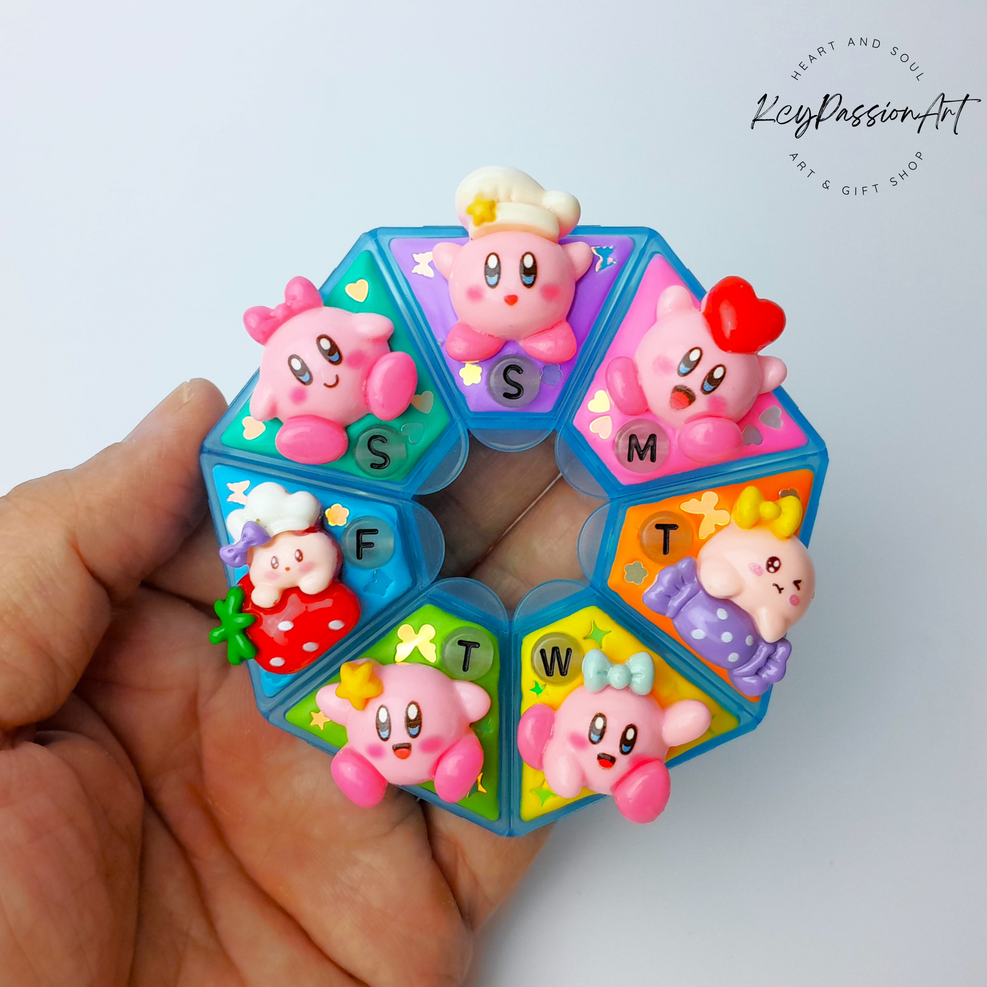 Kirby - Heptagon Pill Box