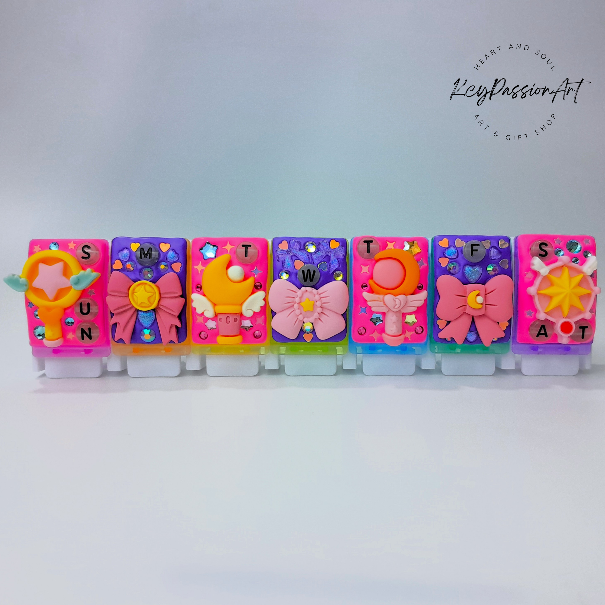 Magic Wands And Ribbons - Straight Pill Box