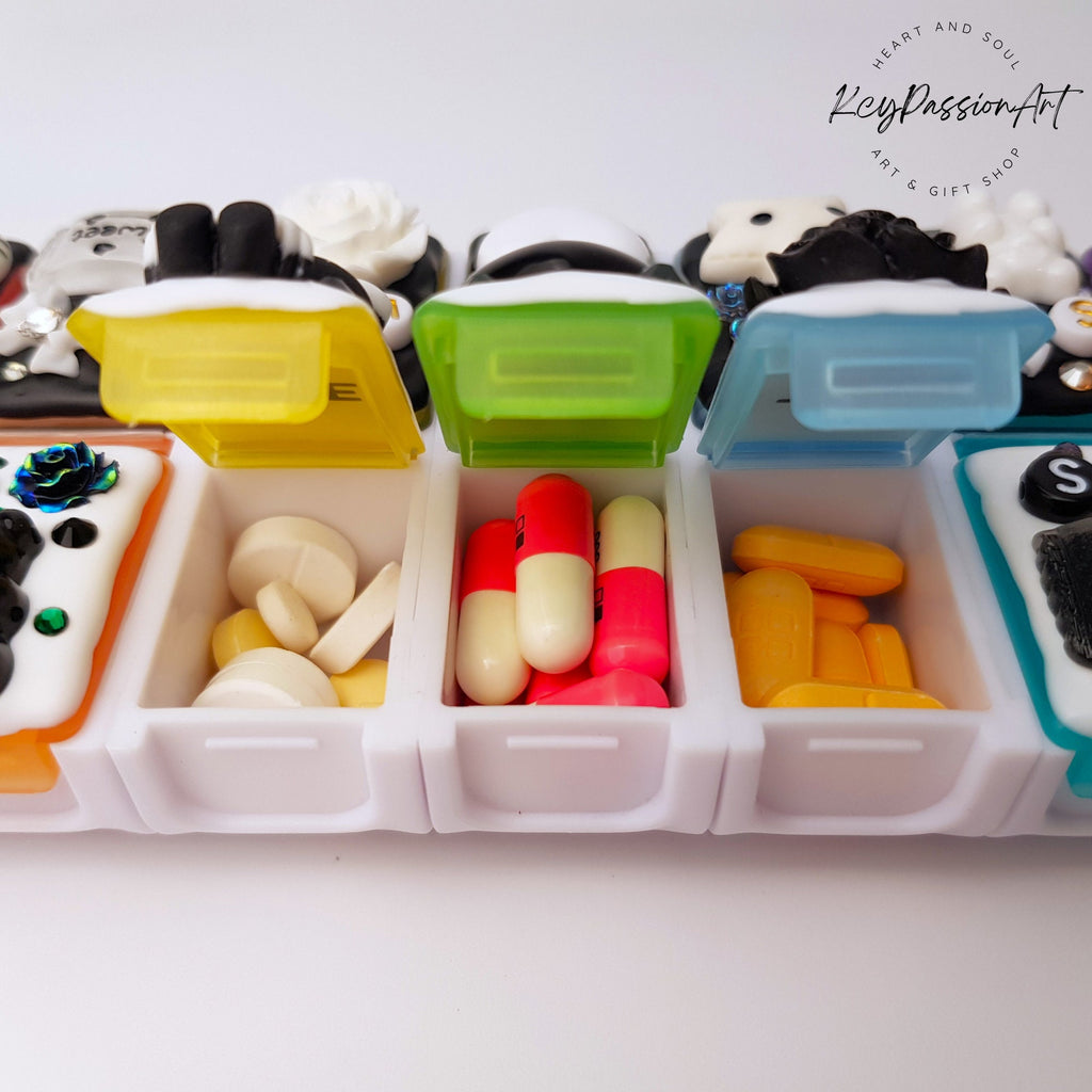 Goth And Kitty - Detachable Pill Box