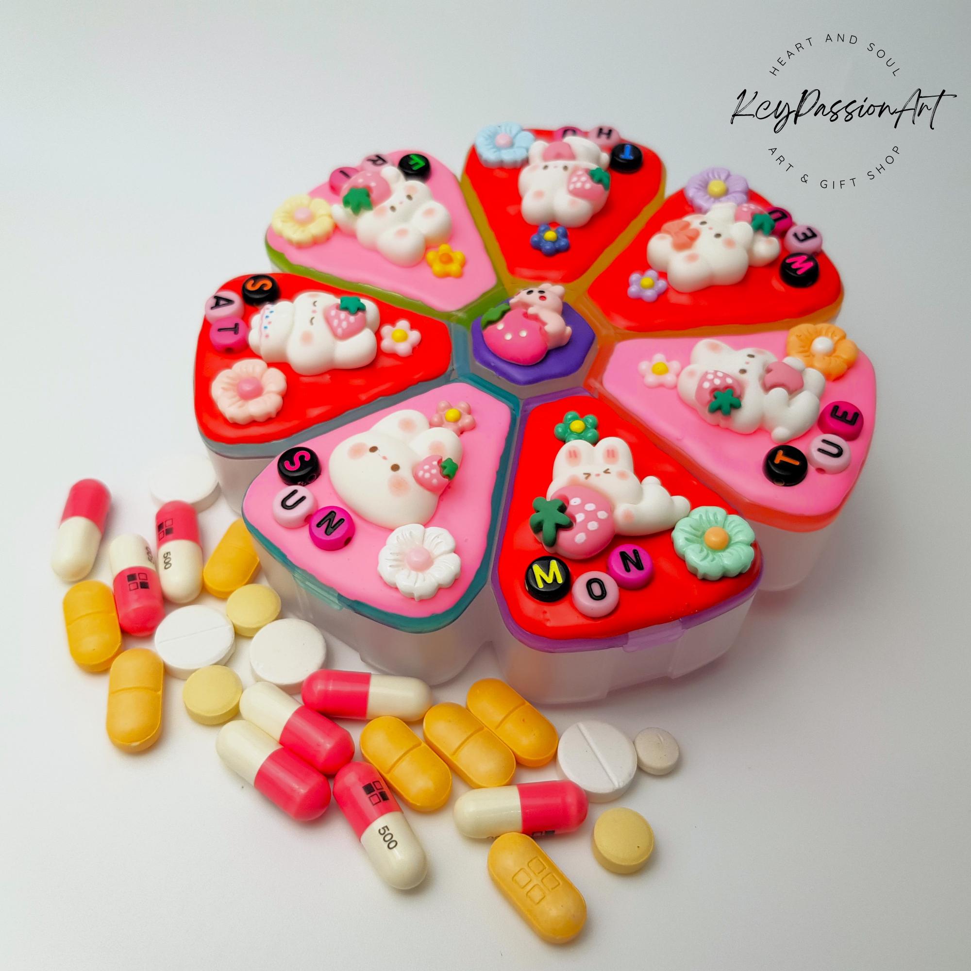 Bunny Berries - XL Pill Box