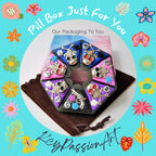 Silvery Skulls - Heptagon Pill Box