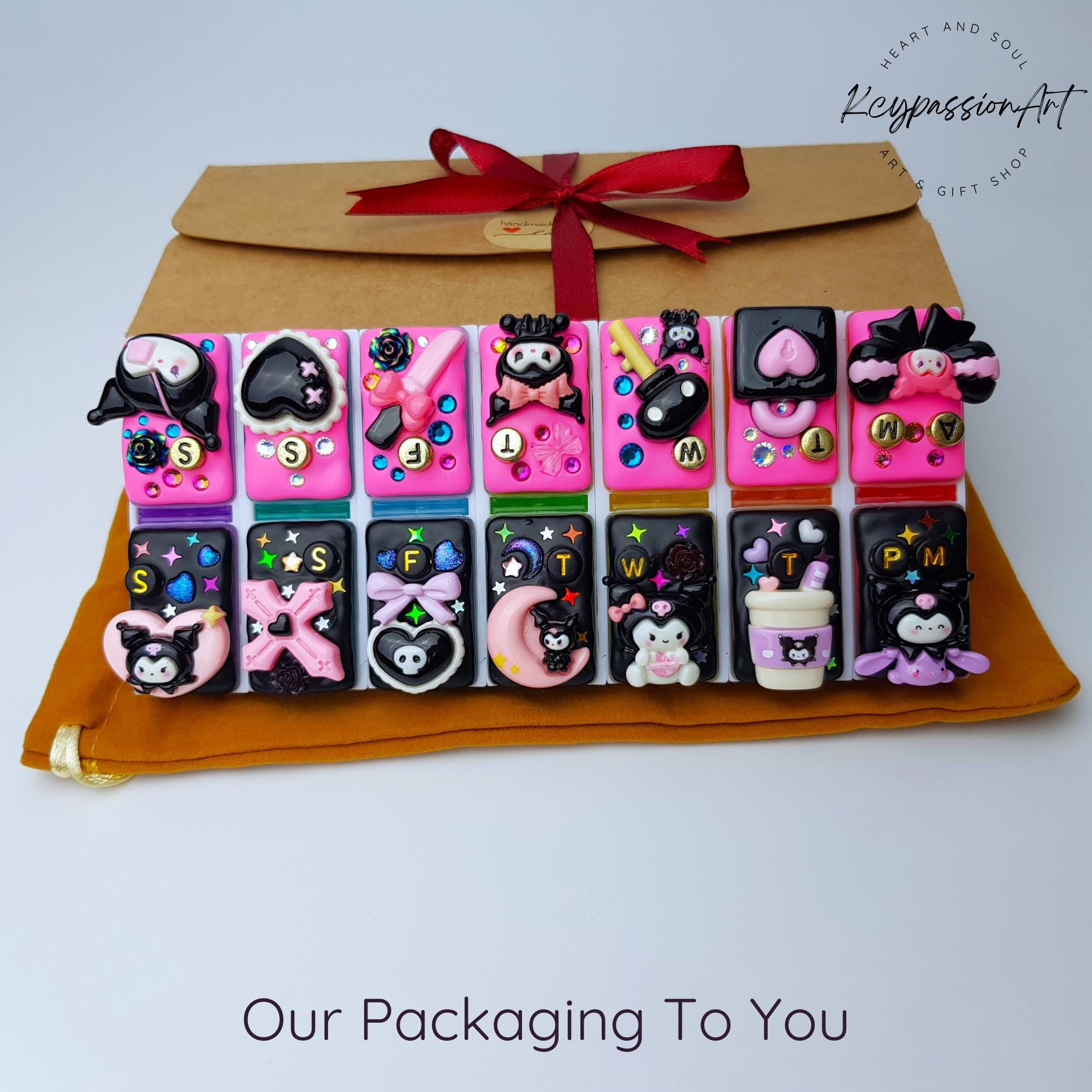 Kawaii Black Beauty - Detachable Pill Box