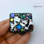 Cute & Playful Starry Night - Single Pill Box