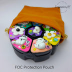 Großer, dekorierter Pillenorganizer für 7 Tage „Katze in Pose“ mit 8 Fächern, Pillendose für Medikamente und Nahrungsergänzungsmittel, niedliche Pillenbox für Tag und Nacht