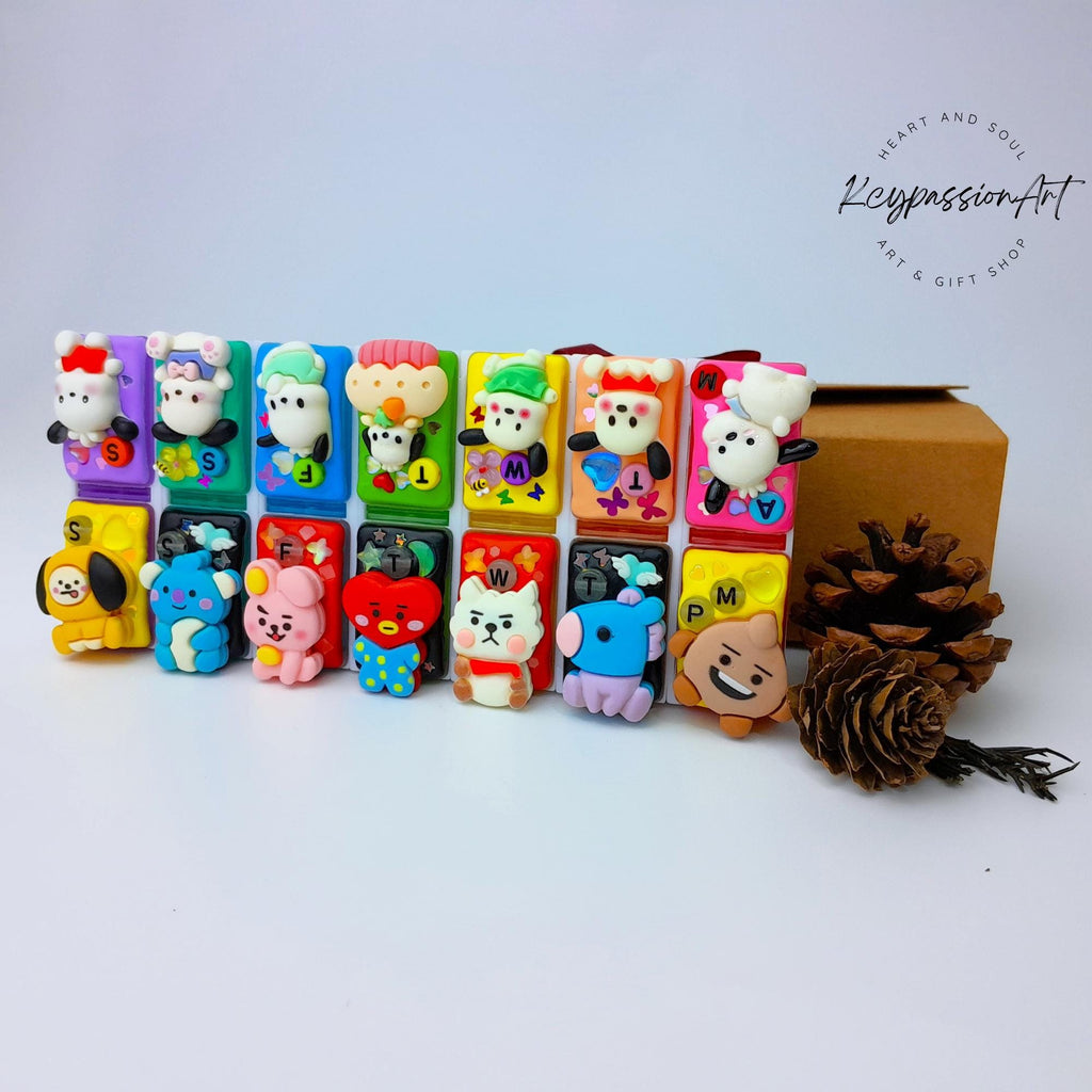 Morning & Night Buddies - Detachable Pill Box