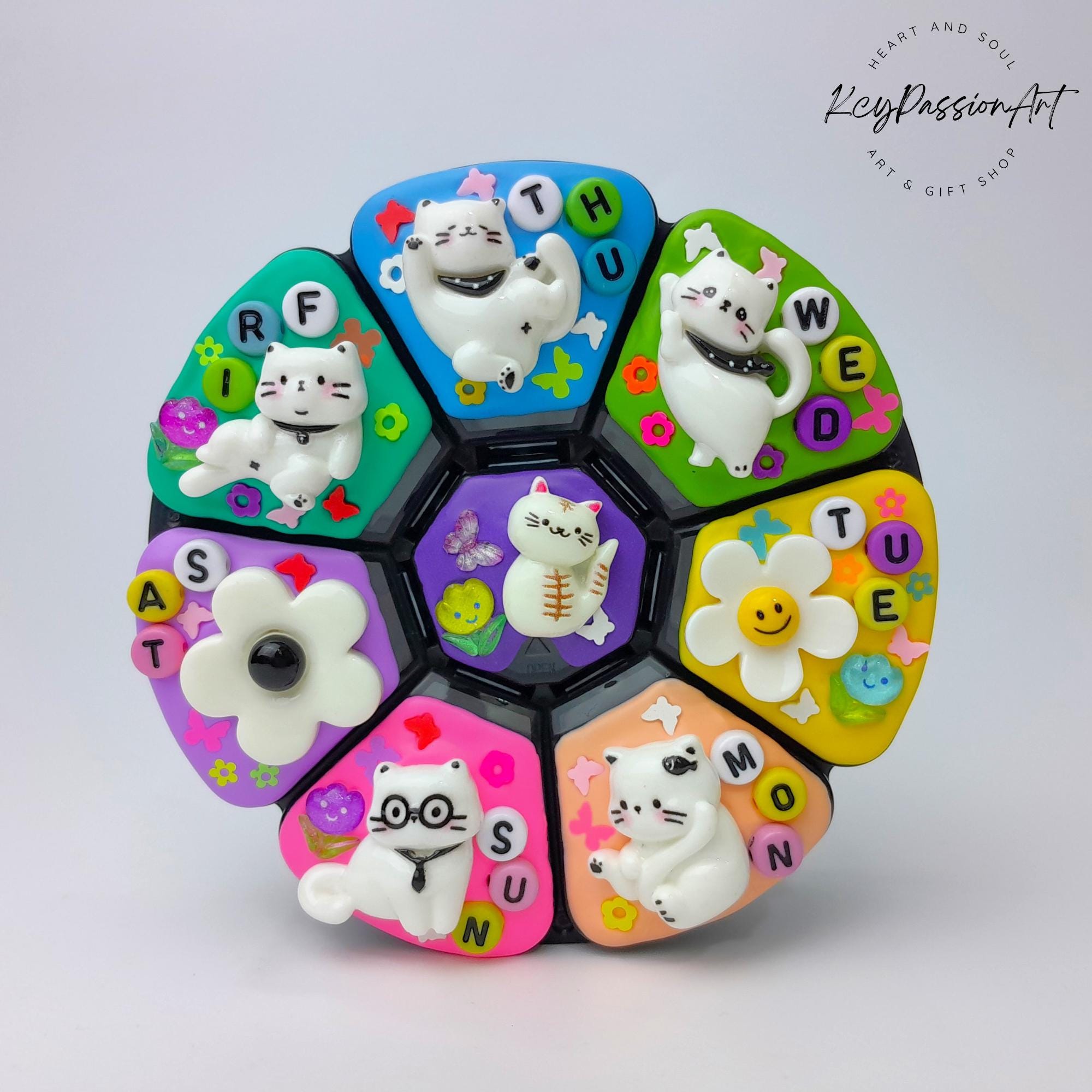 Cat A Pose - XL Pill Box