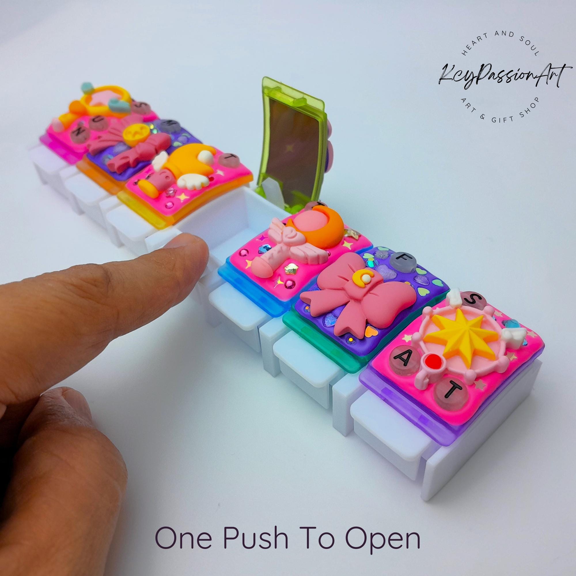 Magic Wands And Ribbons - Straight Pill Box