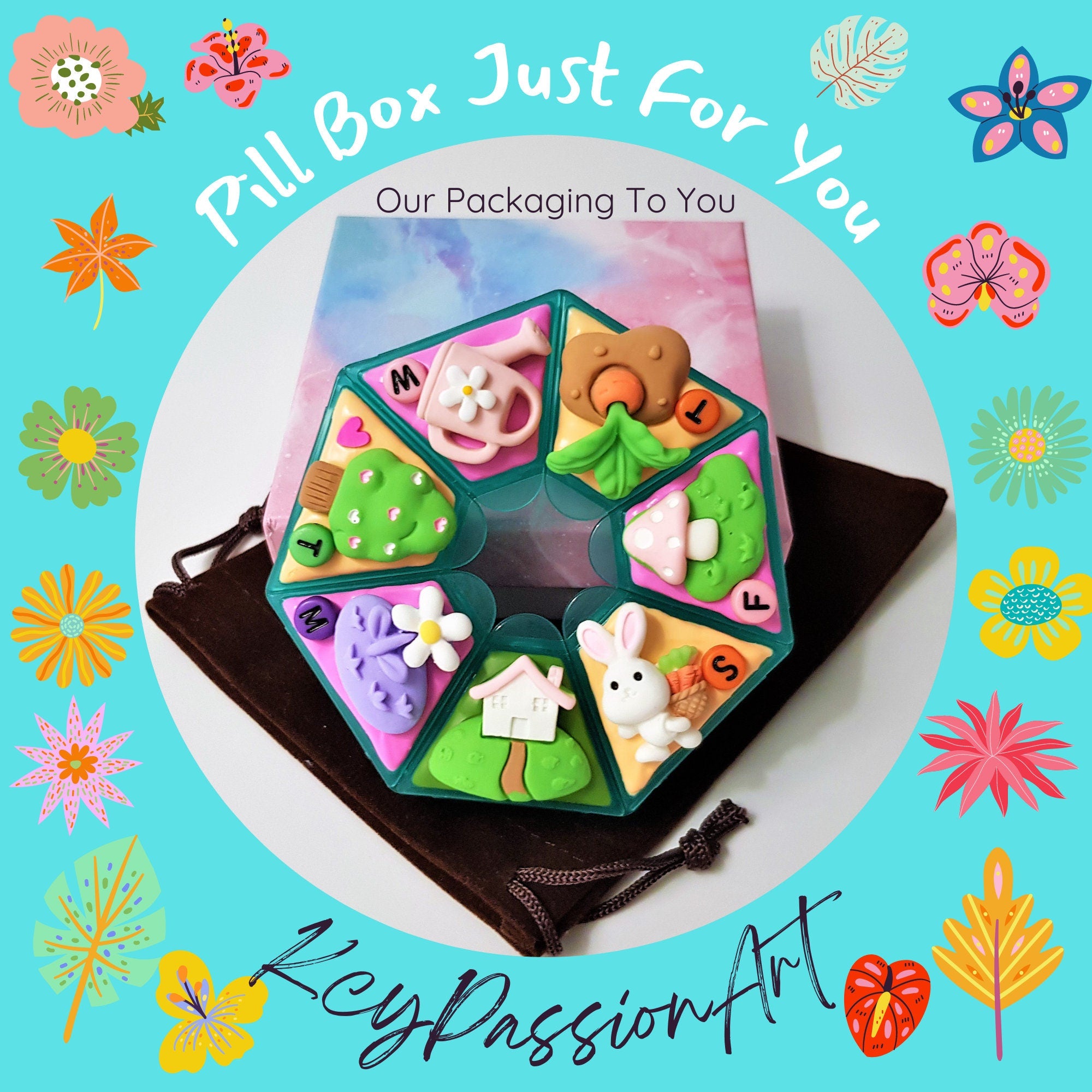 Rabbit Garden - Heptagon Pill Box
