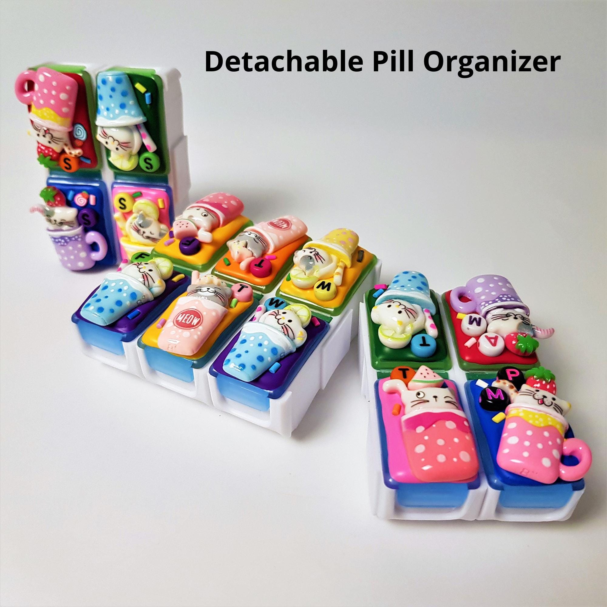 Cuppa Cats - Detachable Pill Box