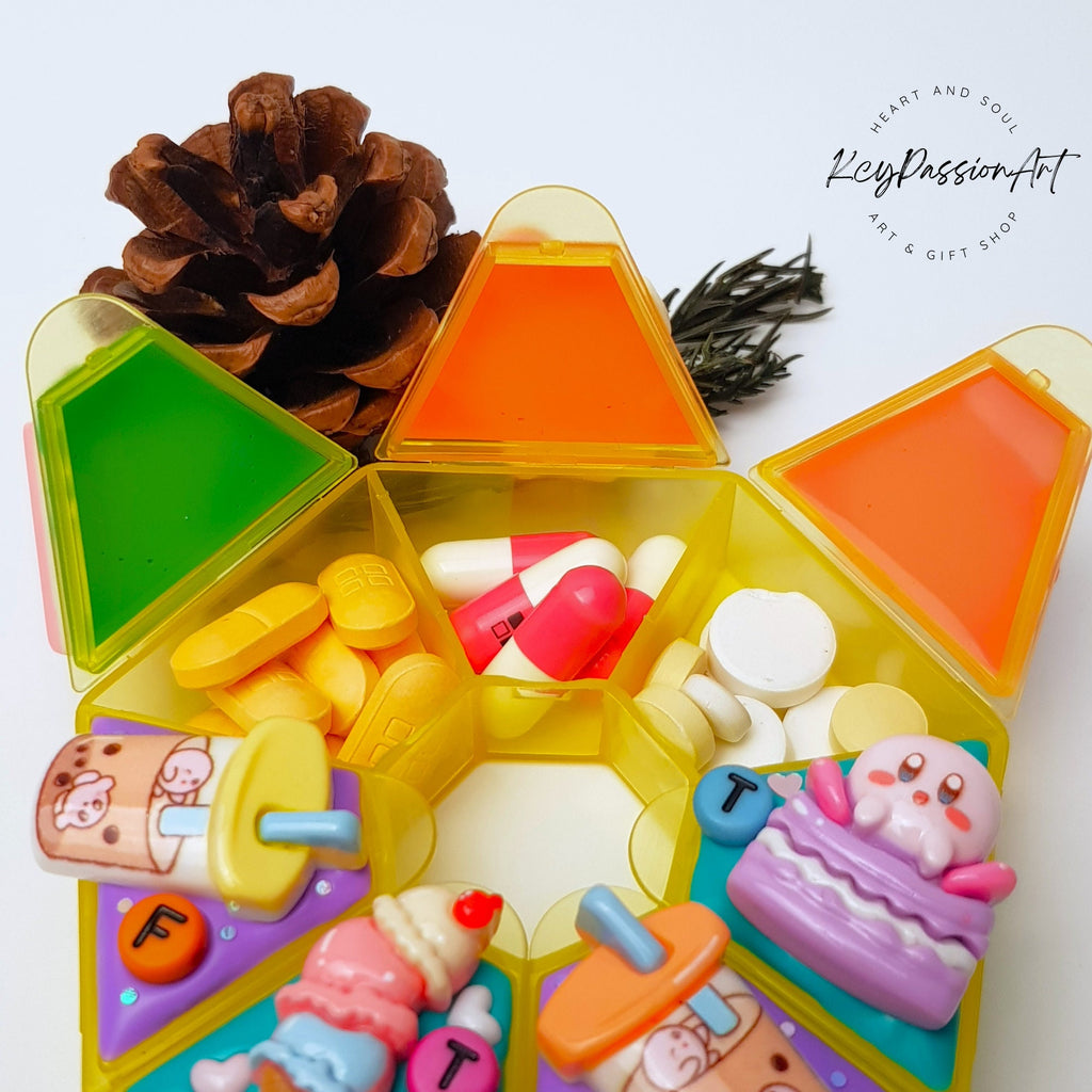 Kirby Daily Fun - Heptagon Pill Box