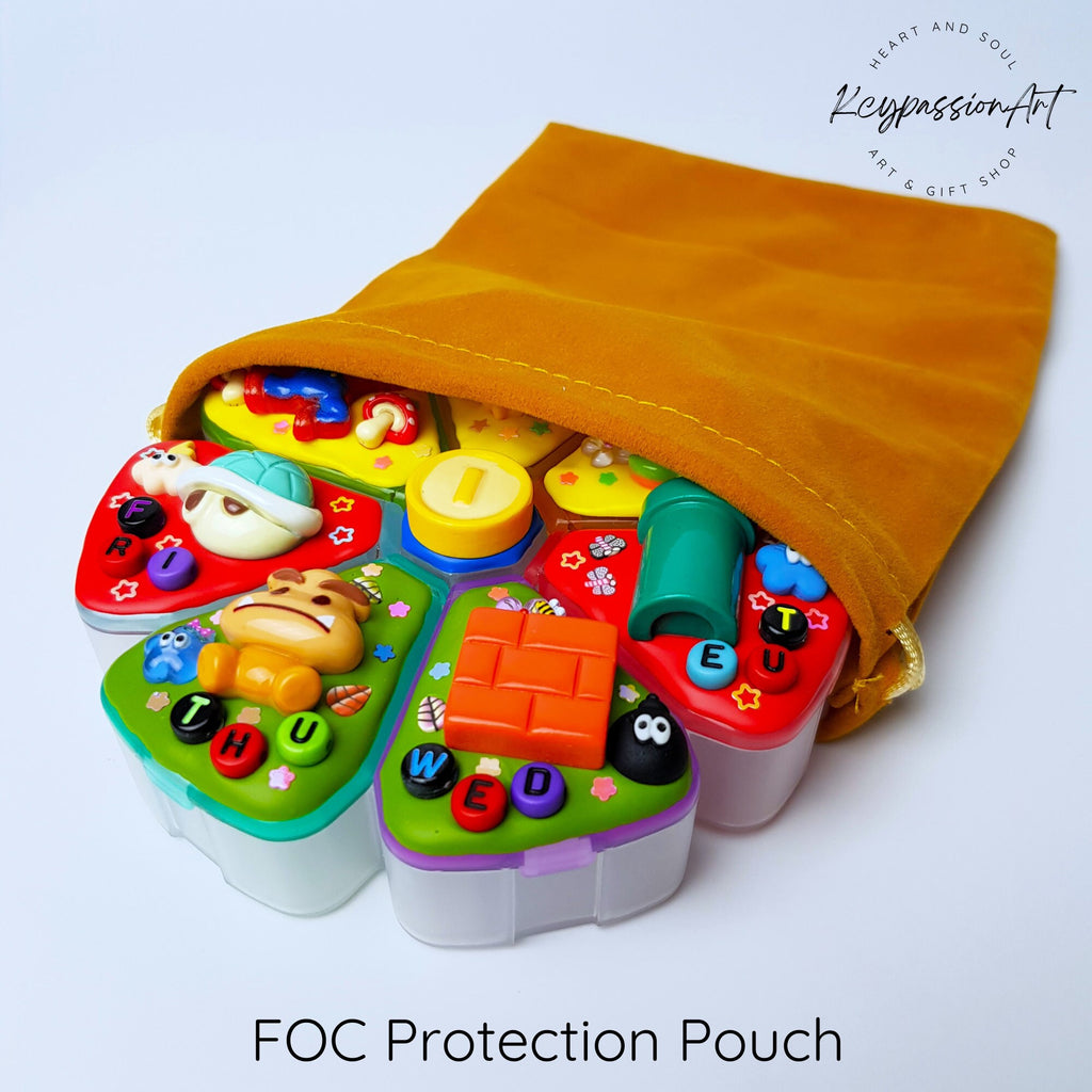 Plumber In Mushroom Kingdom - XL Pill Box