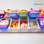 Coffee Day Cats Night Chef Cats - Detachable Pill Box