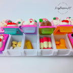 Strawberry Bunnies - Detachable Pill Box