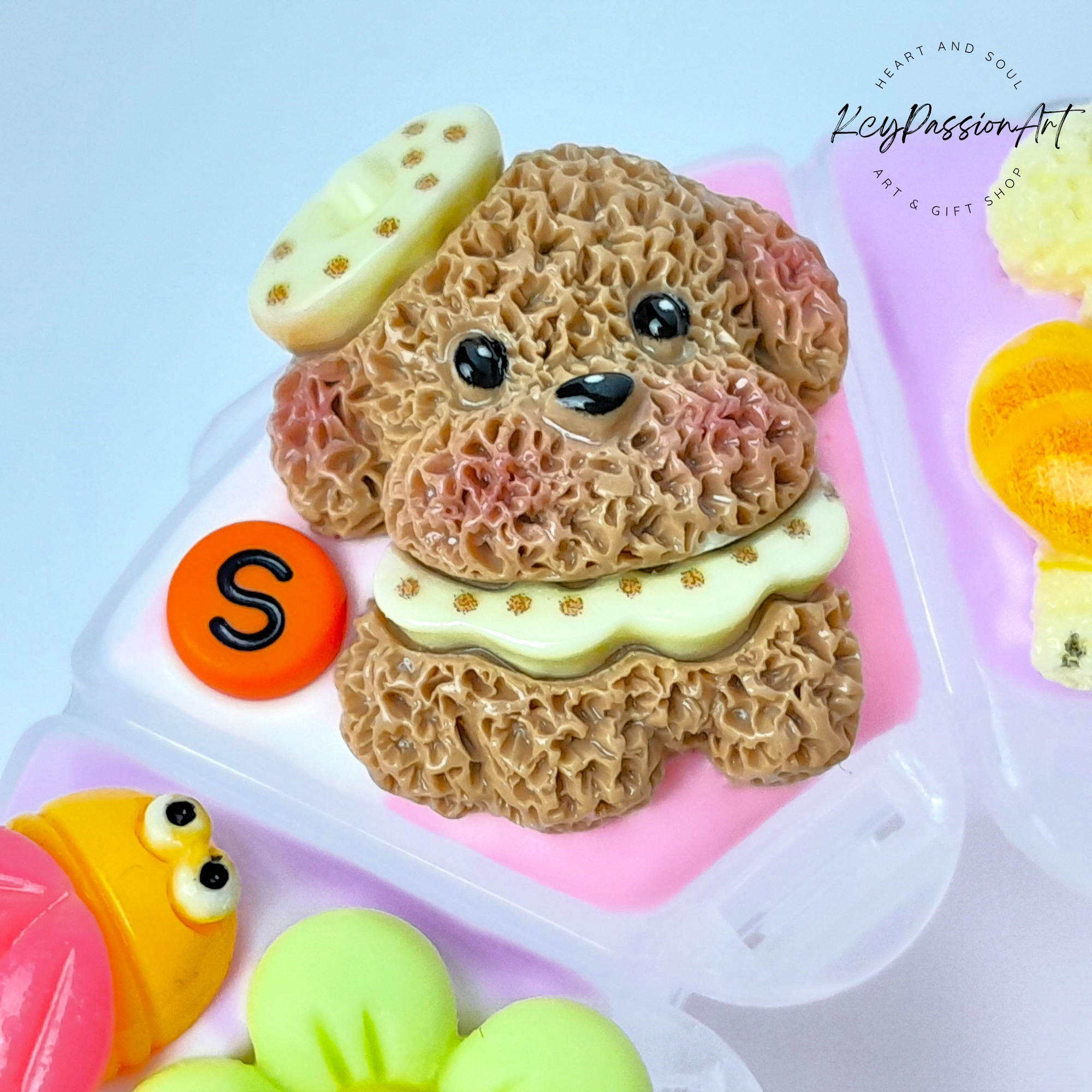 Dogs Lover Decorated Round Pill Box