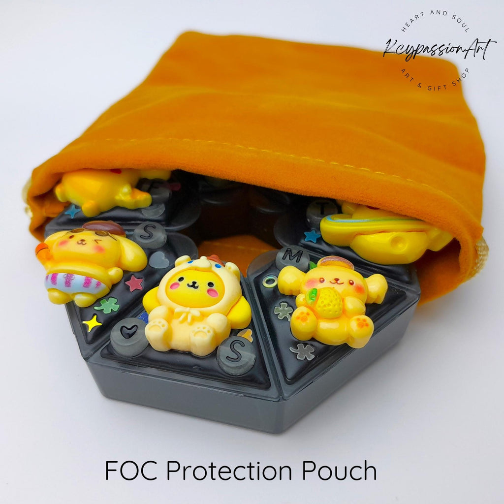 Pilulier 7 jours « Pudding Dog », distributeur de médicaments et de compléments vitaminiques, pilulier 7 jours et 7 nuits