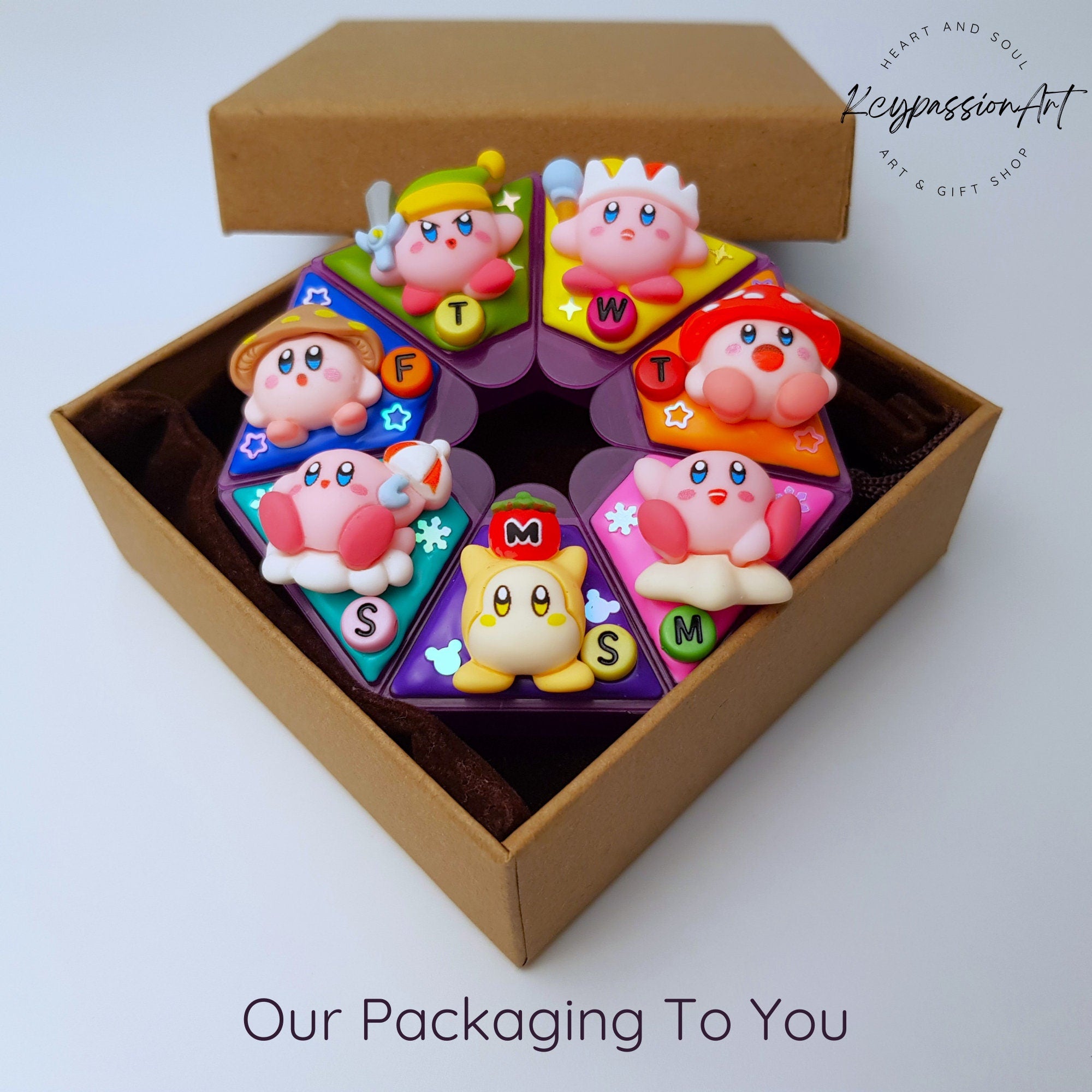 My Pink Round Hero - Heptagon Pill Box