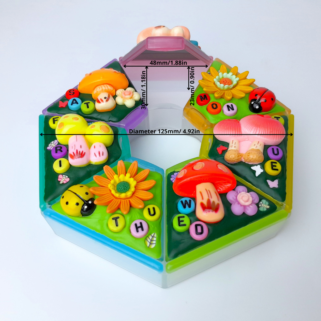 Wild Mushroom - XL Pill Box