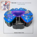 Jellyfish Glow - XL Pill Box