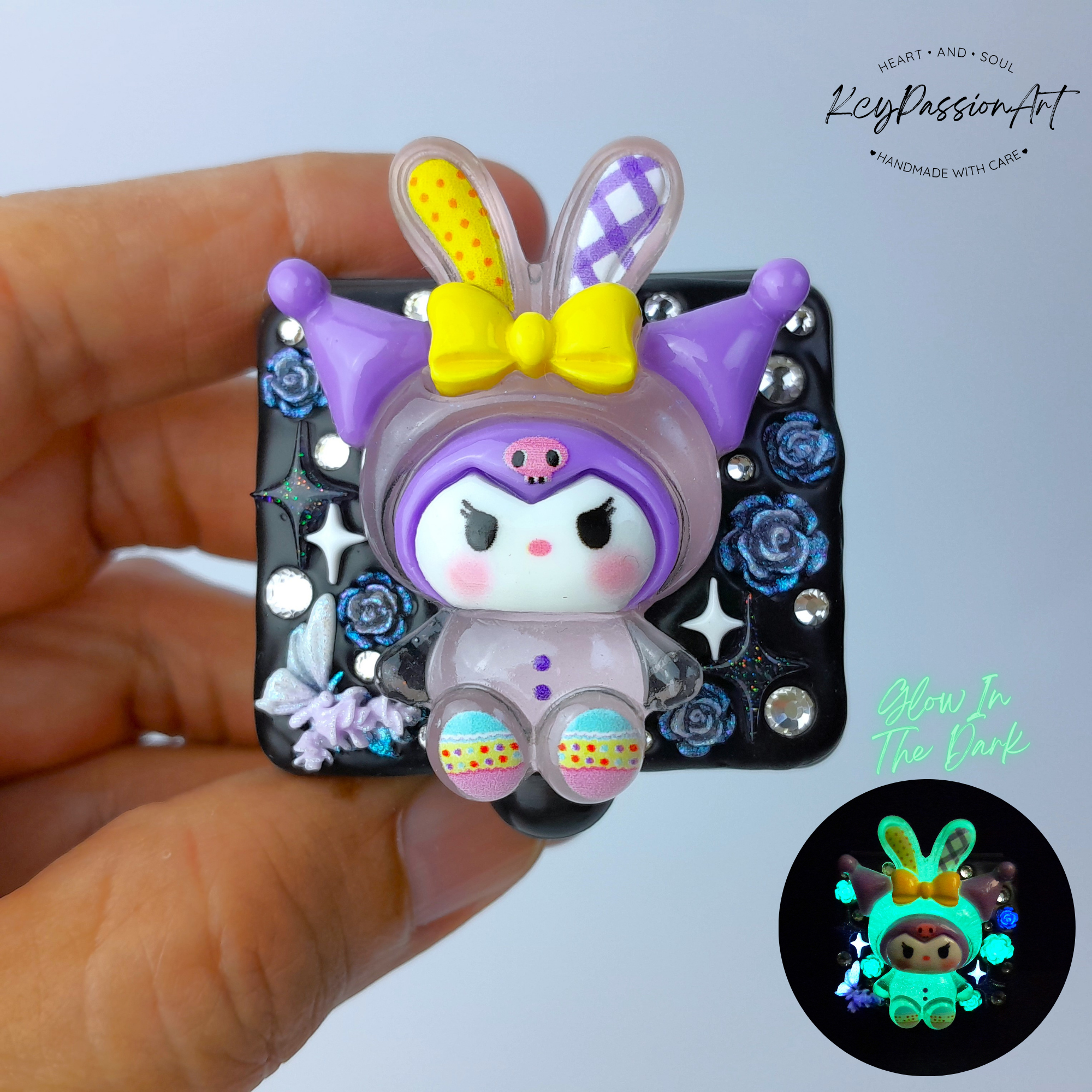 Kuromi Glow - Single Pill Box